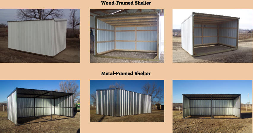 Wood-Framed Shelter Metal-Framed Shelter